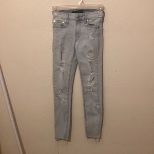 Light Blue High Rise and Curvy Jeggings